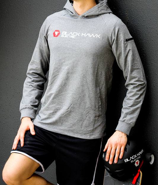Black Hawk Grey Hoodie